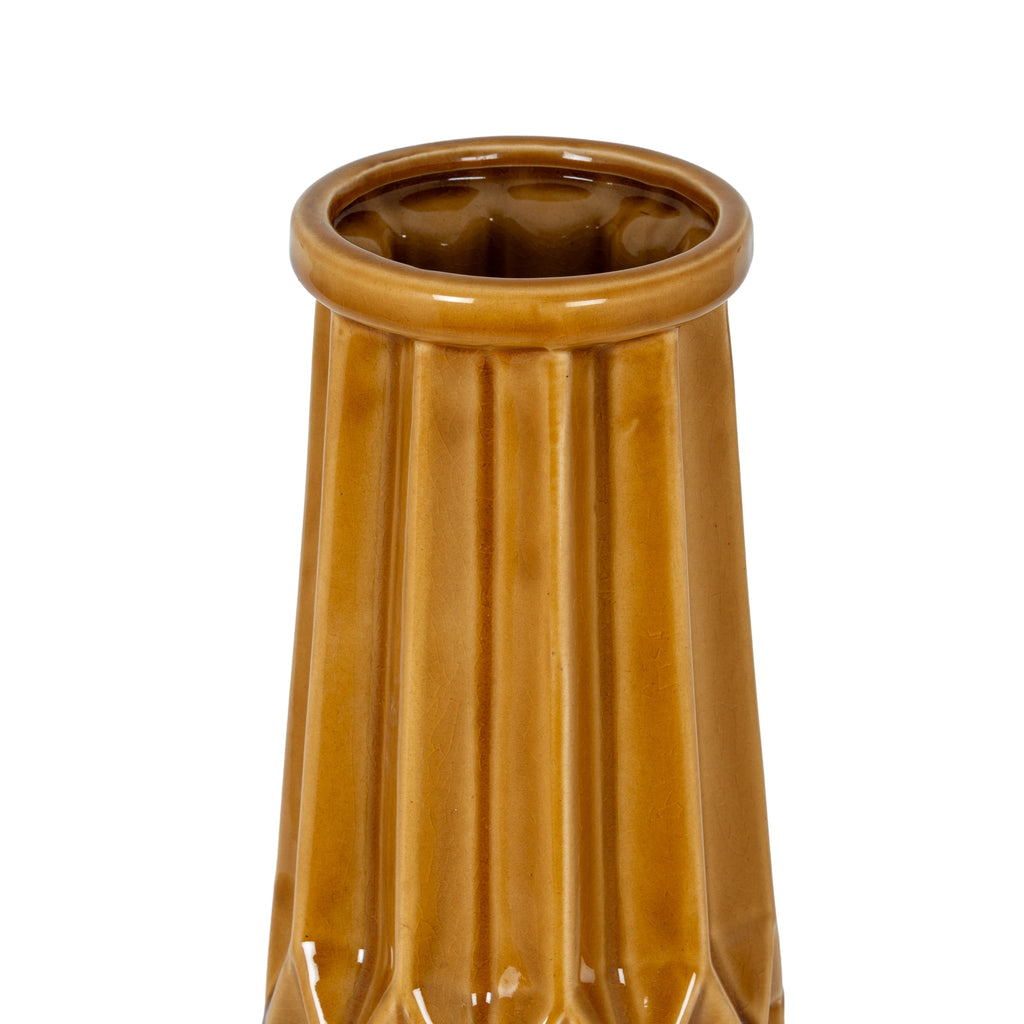 Seville Collection Tall Ochre Vase 41 cm