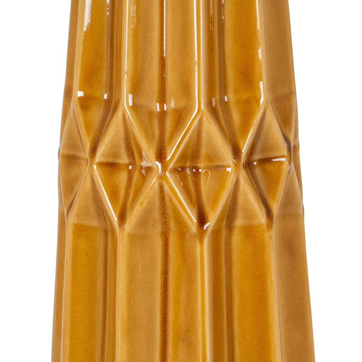 Seville Collection Tall Ochre Vase 41 cm