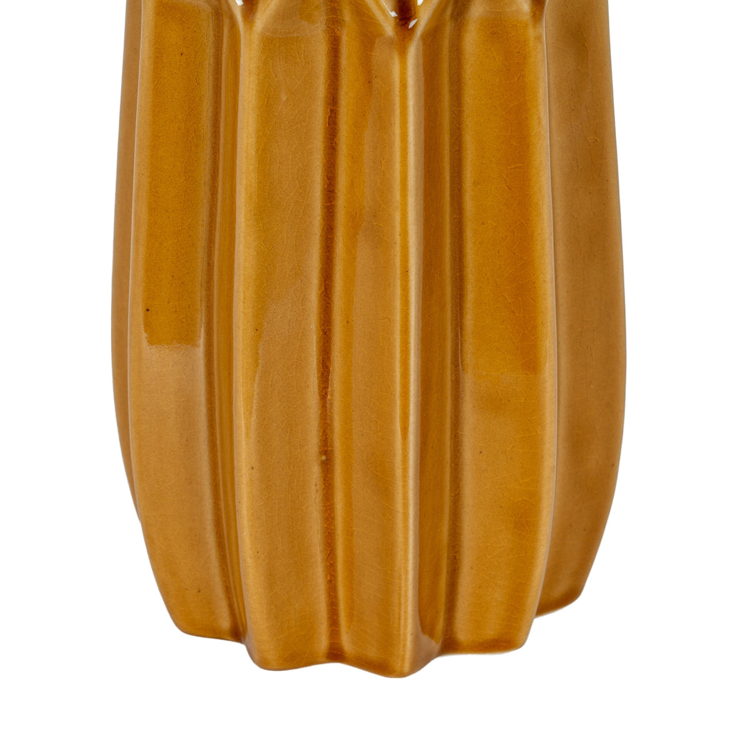 Seville Collection Tall Ochre Vase 41 cm