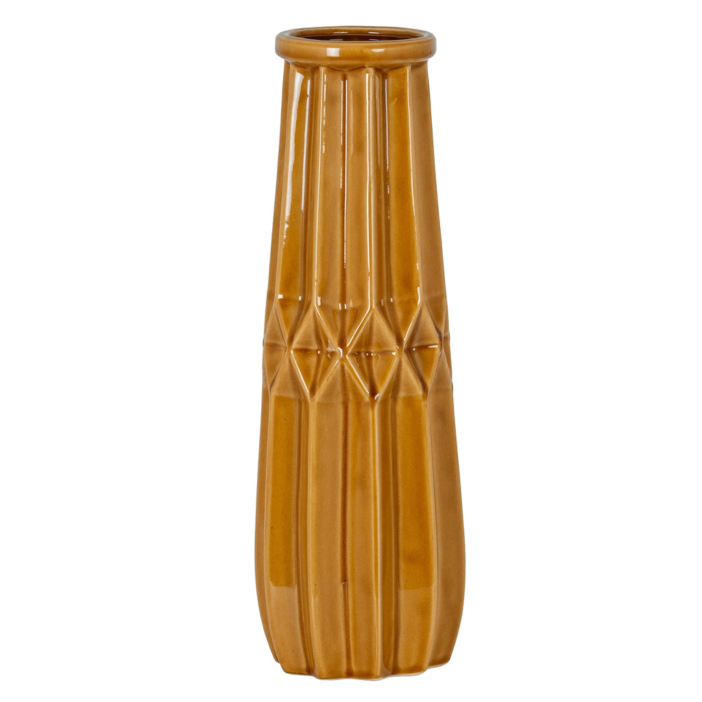Seville Collection Tall Ochre Vase 41 cm
