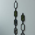 Square Decorative Hanging Collage Mirror In Black 145 cm