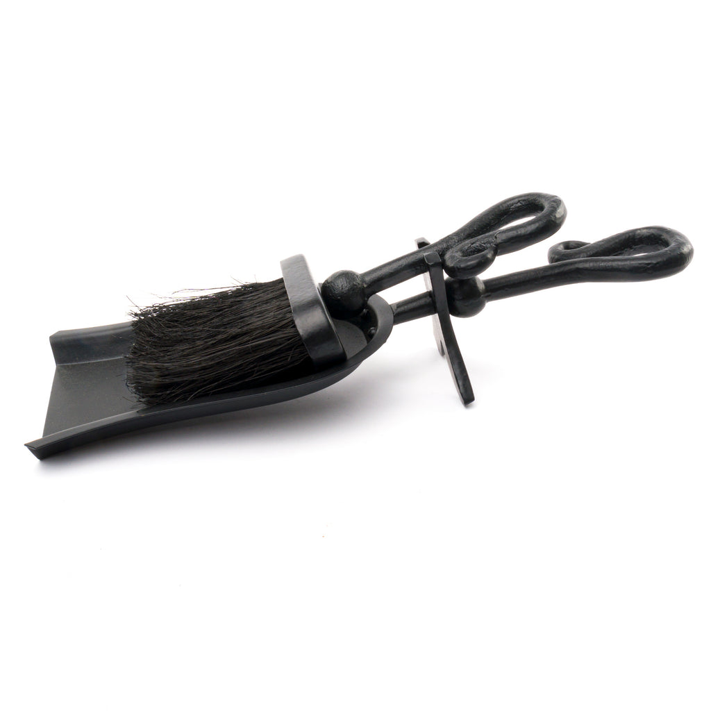 Black Crook Handled Hearth Tidy 38 cm