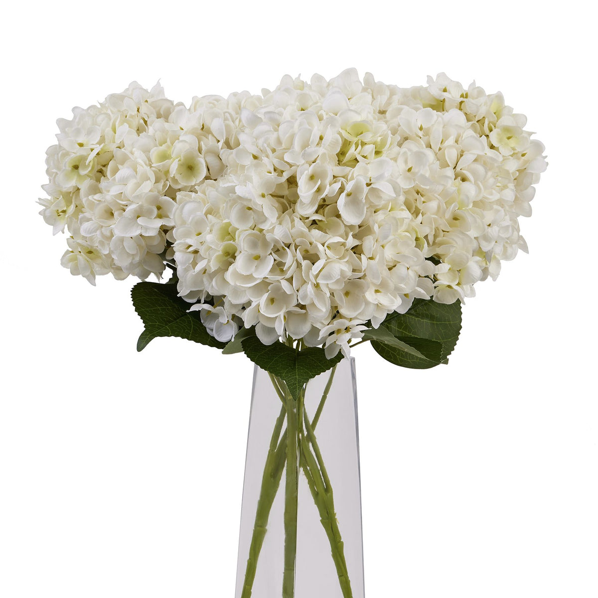 White Hydrangea Bunch 47 cm