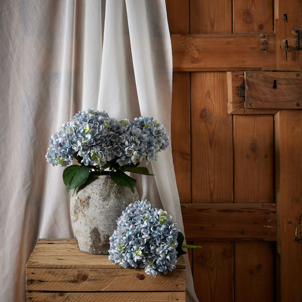 Blue Hydrangea Bunch 47 cm