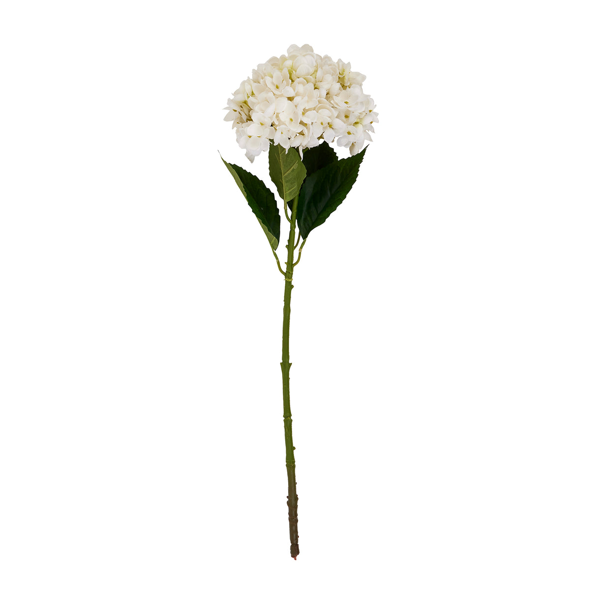 White Hydrangea Stem 58 cm