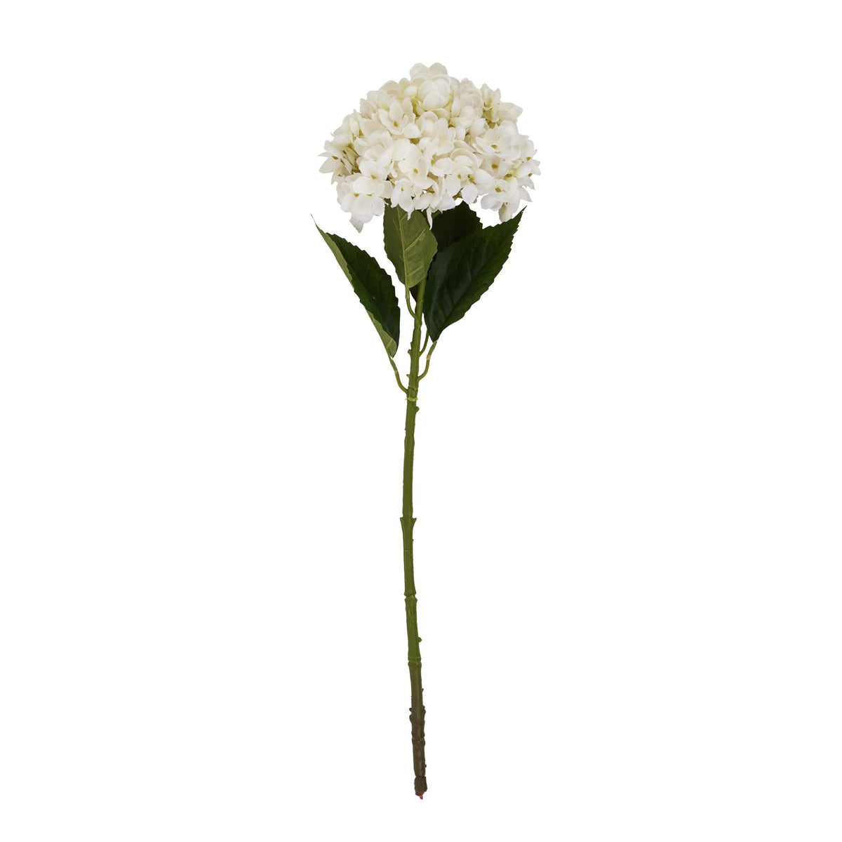White Hydrangea Stem 58 cm