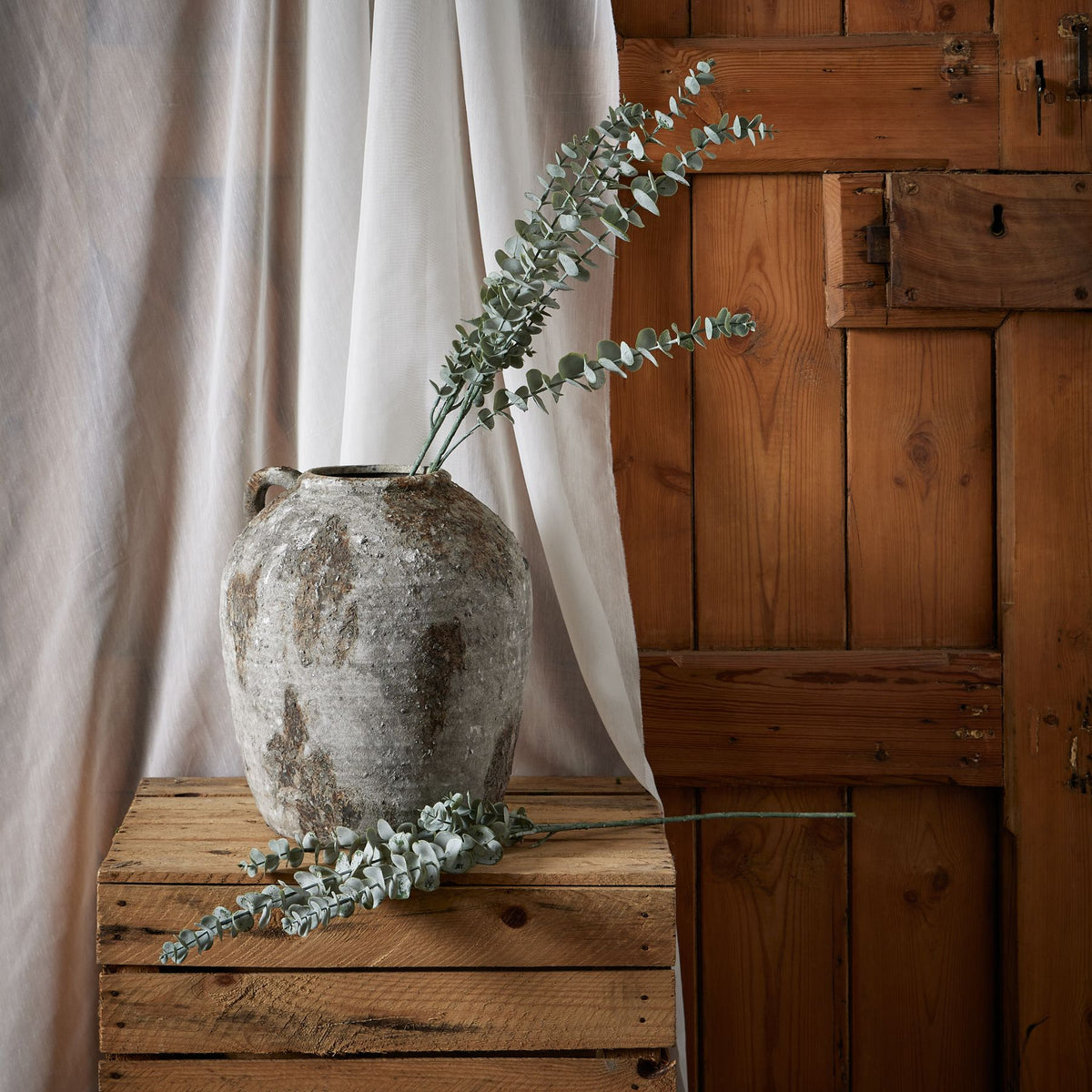 Gunnii Blue Eucalyptus Spray 90 cm