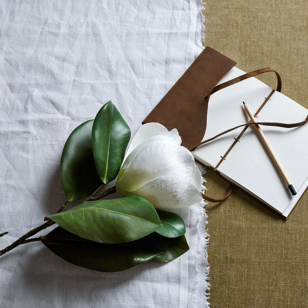 White Magnolia Stem 78 cm