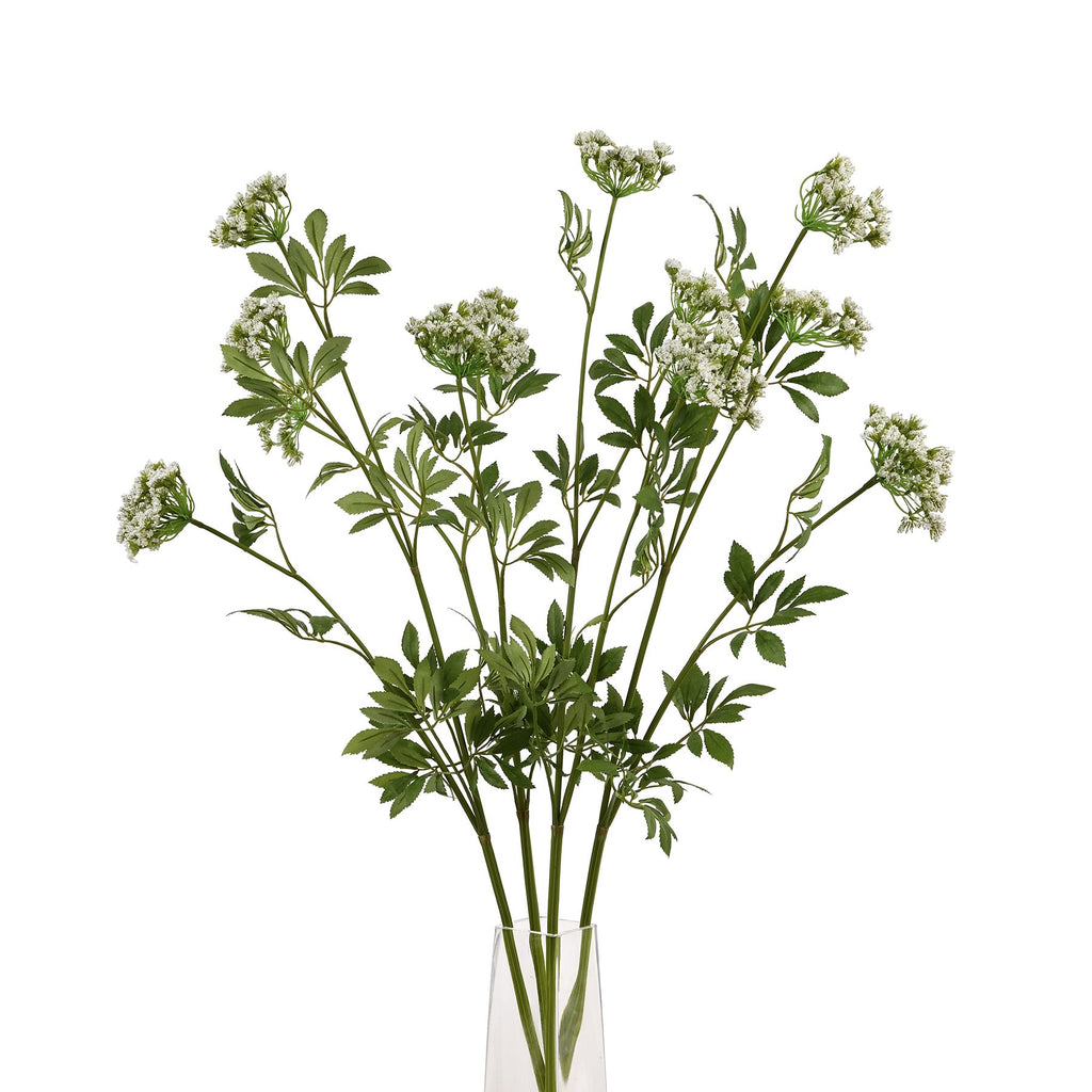 Faux White Cow Parsley Ammi 100 cm