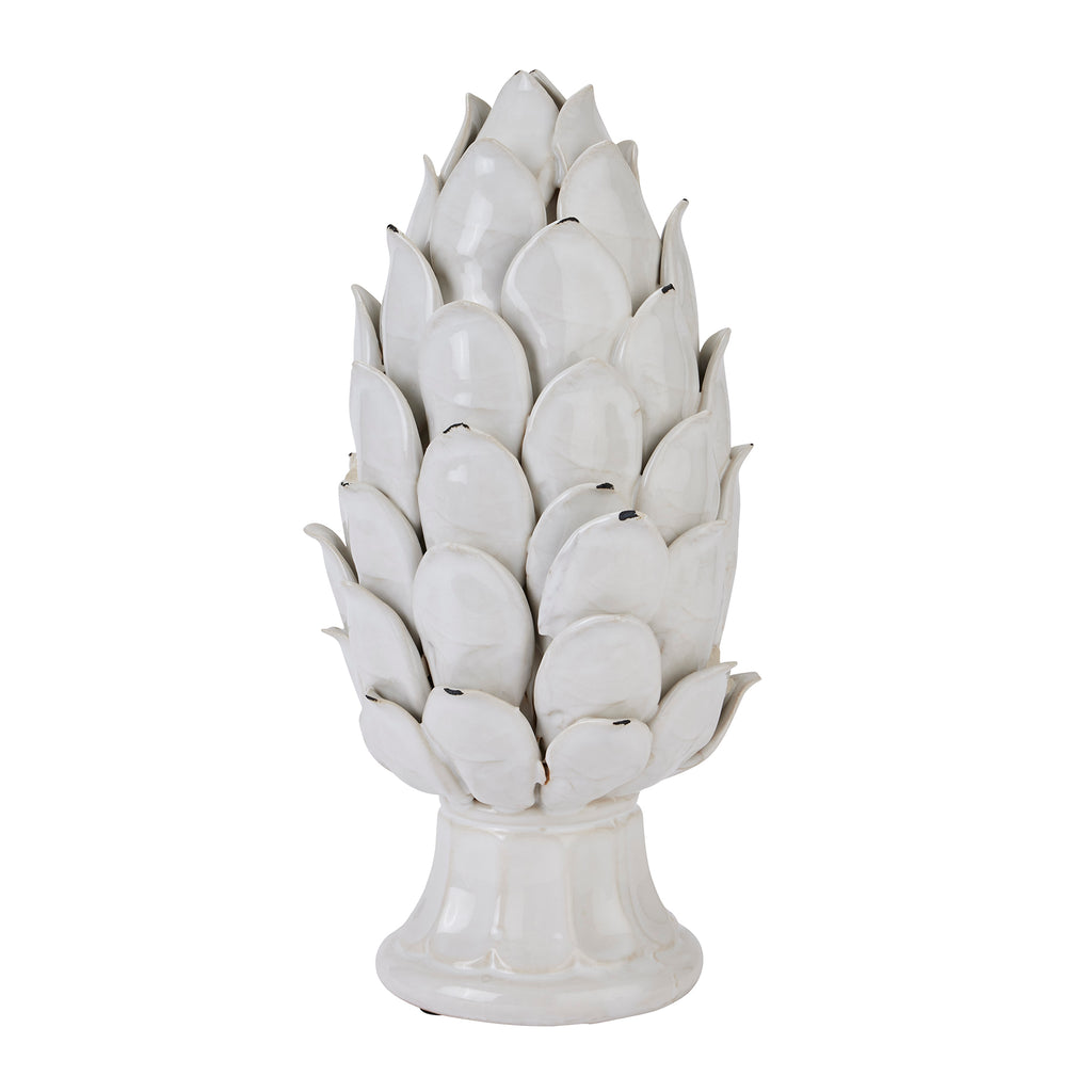 Large Ivory Chianti Artichoke 36 cm