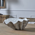 Large Ceramic Adele Shell Bowl 40 cm
