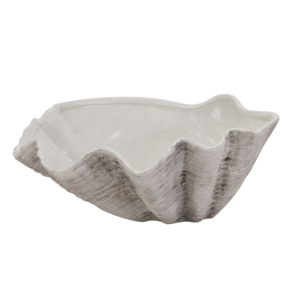 Large Ceramic Adele Shell Bowl 40 cm