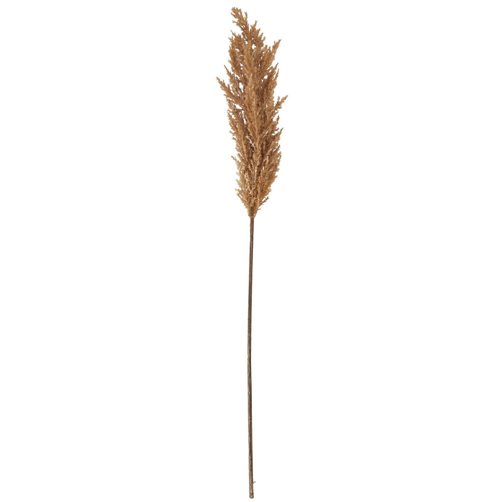 Taupe Faux Dried Pampas Grass Stem 68 cm