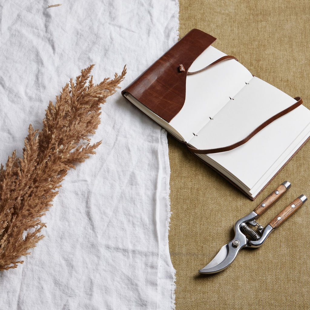 Taupe Faux Dried Pampas Grass Stem 68 cm