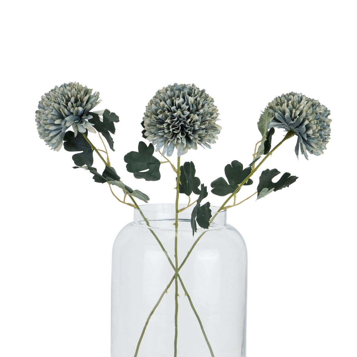 Pale Green Blue Chrysanthemum 54 cm