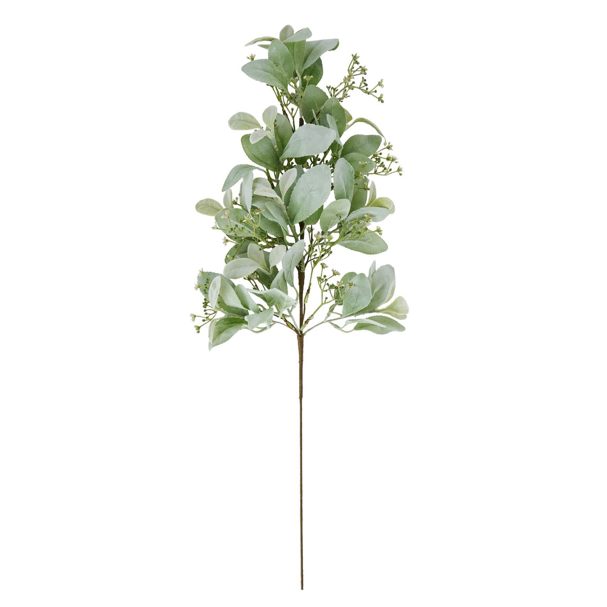Large Winter Sprig With Lambs Ear And Wax Flower 70 cm