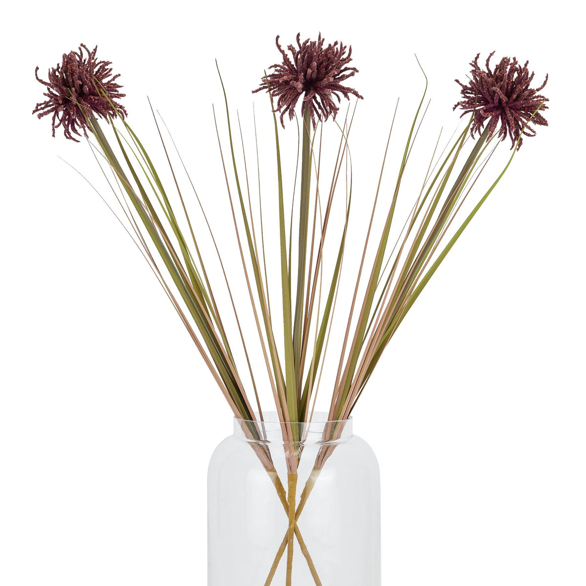 Burgundy Aster Spider Chrysanthemum Stem 80 cm