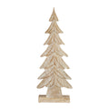 Carved Wood Christmas Tree 43 cm
