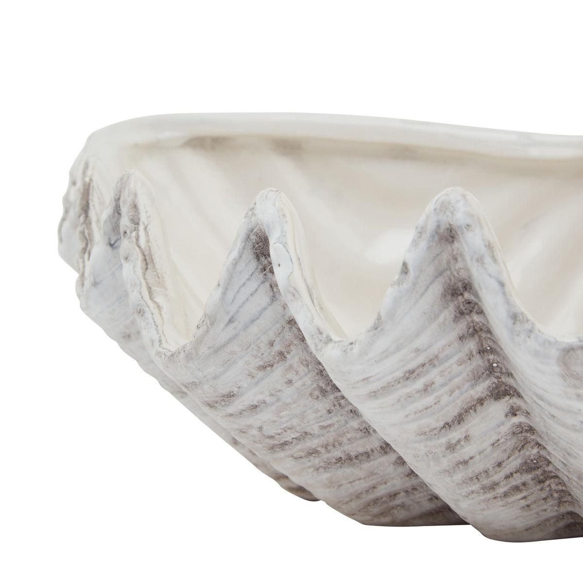 Siren Medium Ceramic Shell Bowl 28 cm