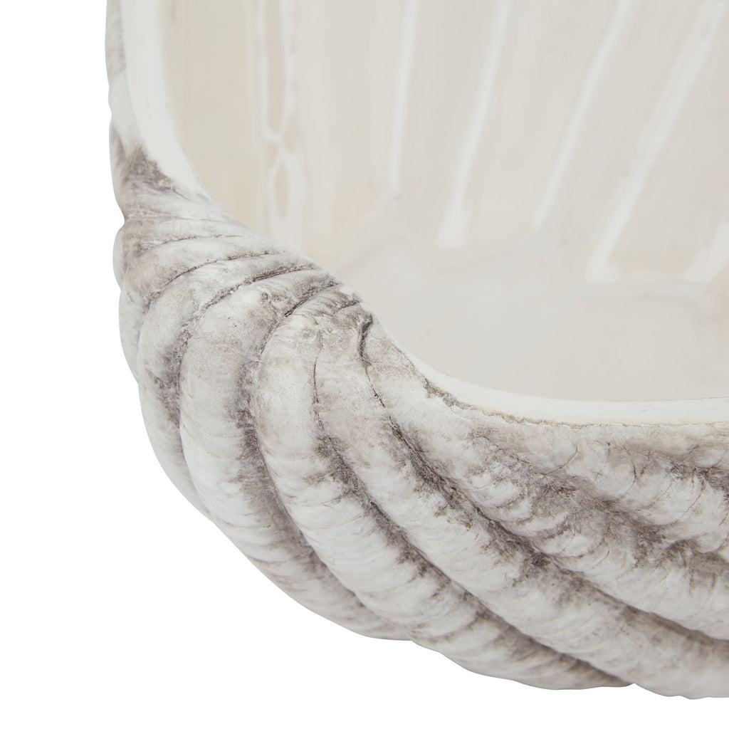 Siren Medium Ceramic Shell Bowl 28 cm