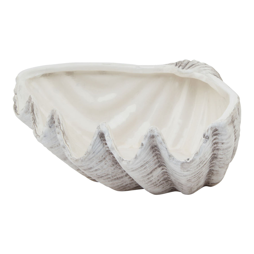 Siren Medium Ceramic Shell Bowl 28 cm