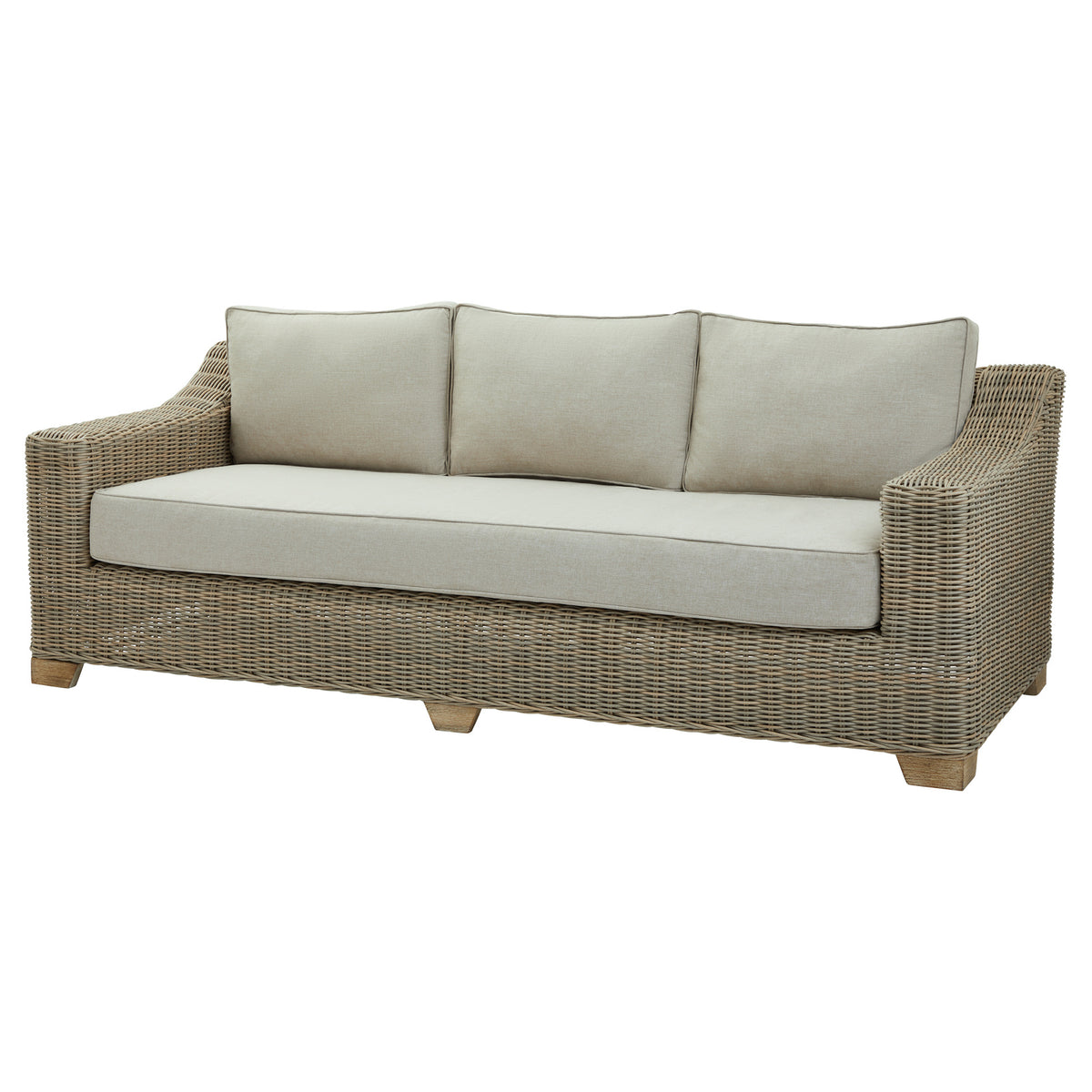 Capri Collection Outdoor Three Seater Sofa 215 cm