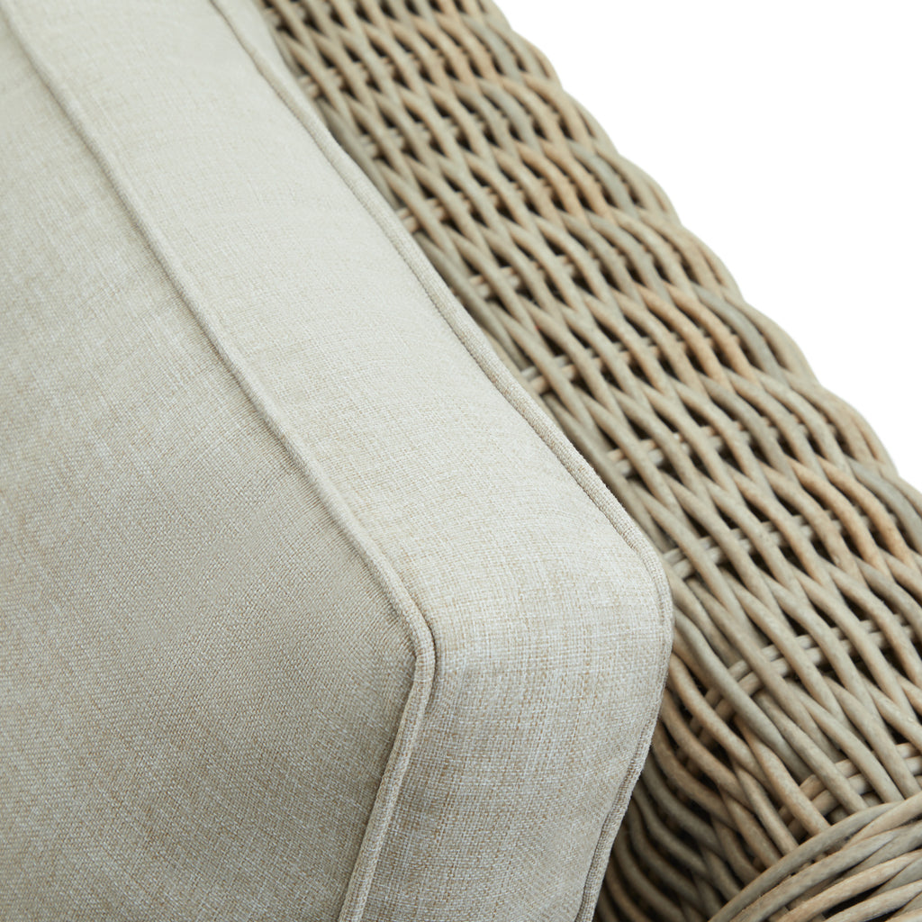 Capri Collection Outdoor Three Seater Sofa 215 cm