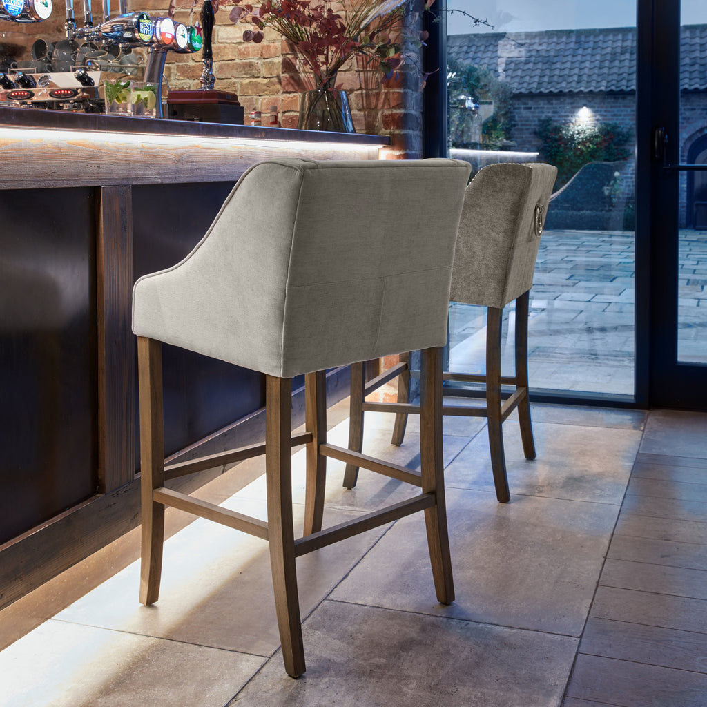 Epsom Grey Bar Stool 104 cm