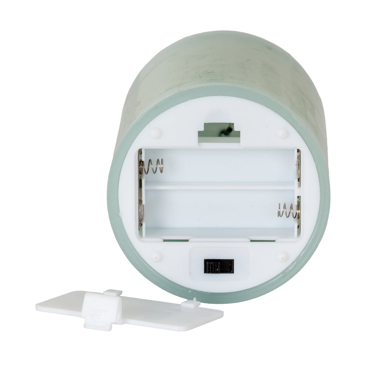 Luxe Collection Melt Effect 3X4 Sage Led Wax Candle 10 cm