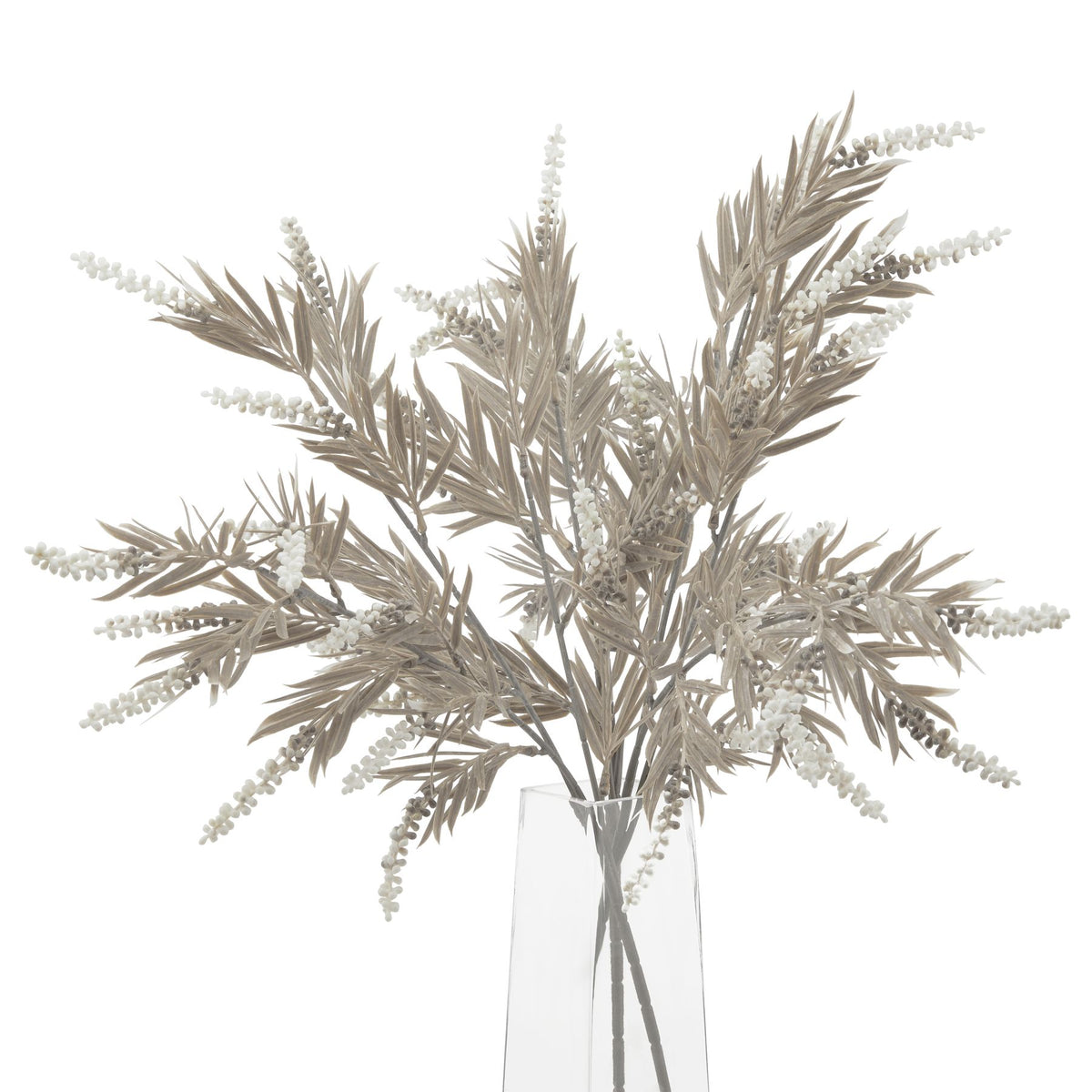 Taupe And Ivory Large Branch 74 cm