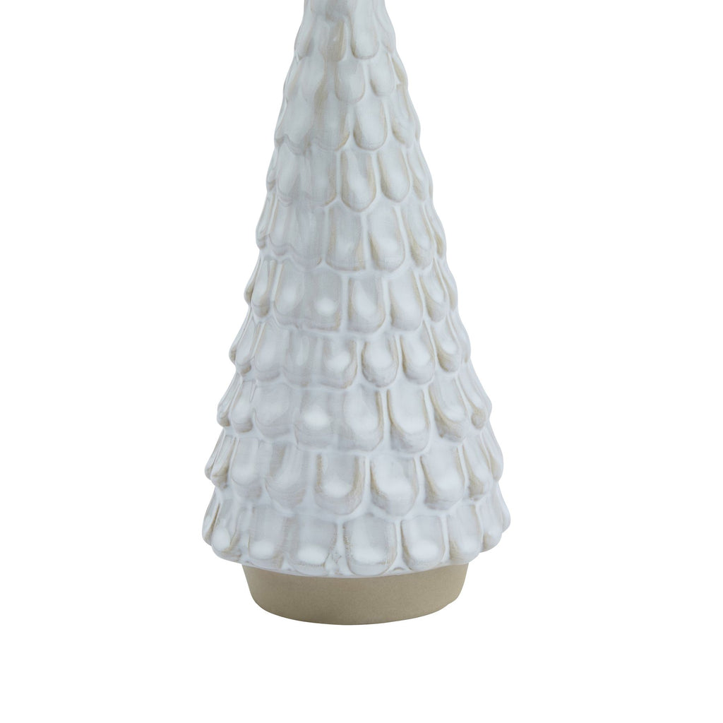 Snowy Ceramic Spruce Tree 18 cm