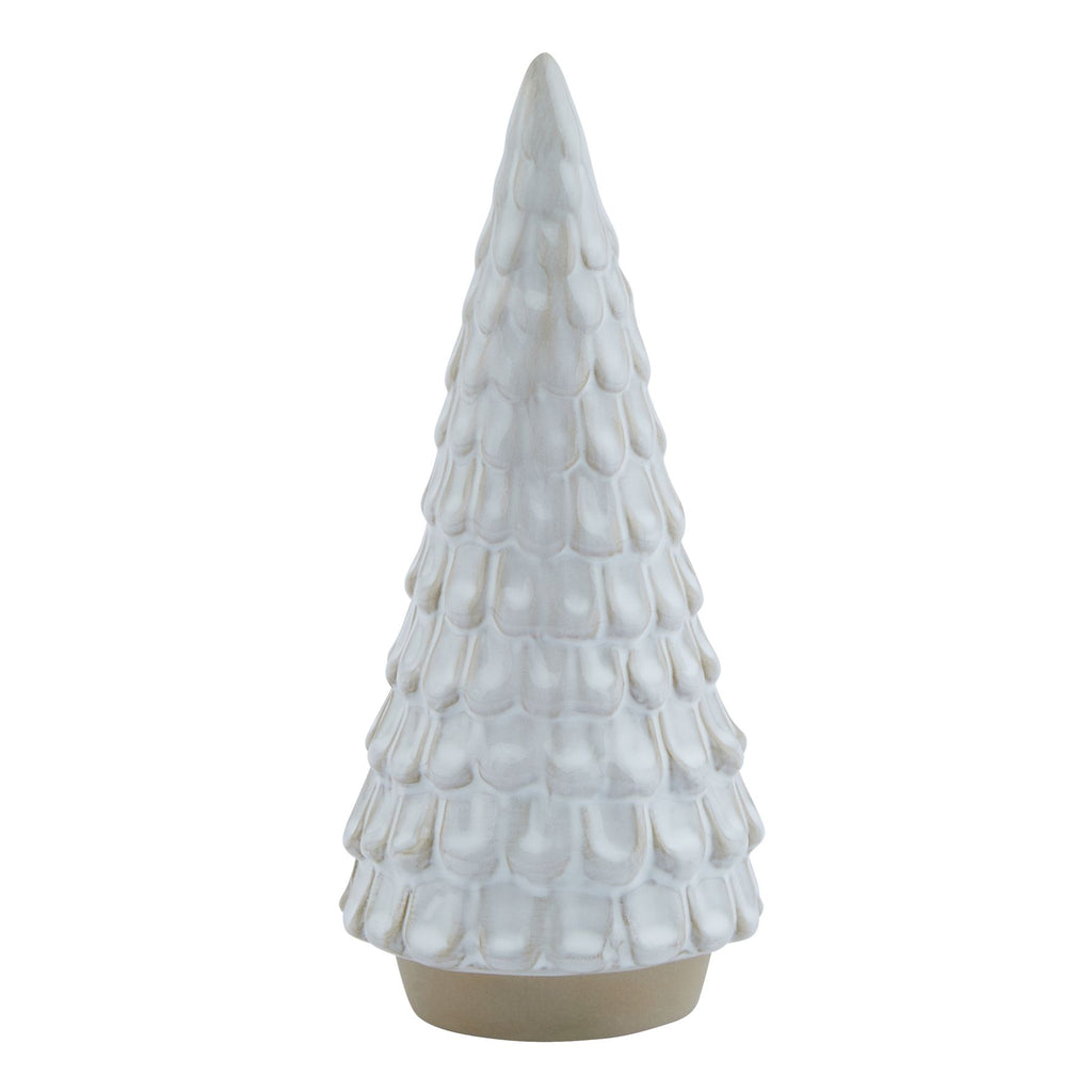 Snowy Ceramic Spruce Tree 18 cm