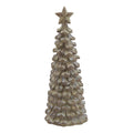 Small Beige Cedar Tree With Star 17 cm