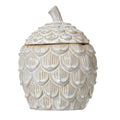 Large Ceramic Pine Cone Trinket Dish With Lid 16 cm
