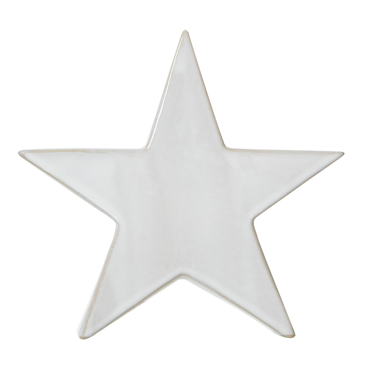 Large Ceramic Standing Star Decoration 20 cm