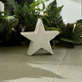 Small Ceramic Standing Star Decoration 13 cm