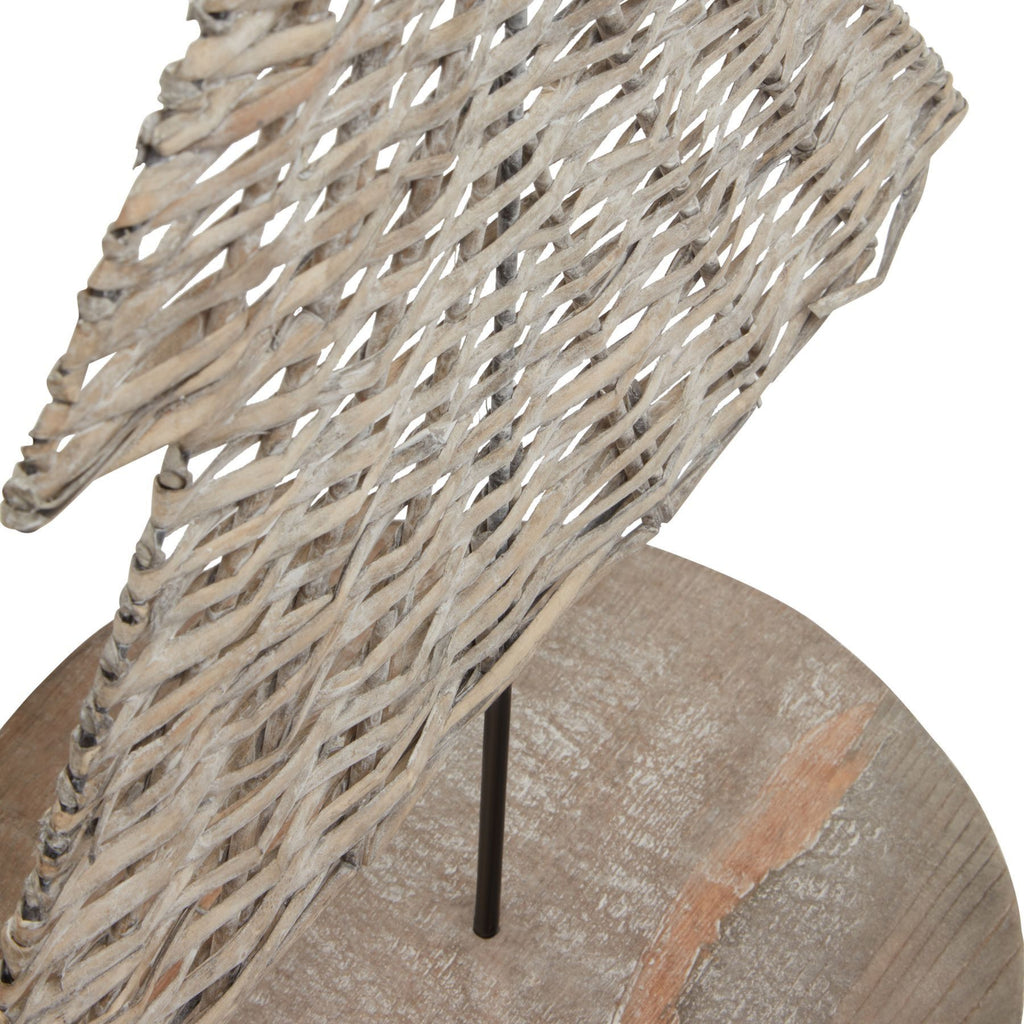 The Noel Collection Wicker Tree Ornament 25 cm