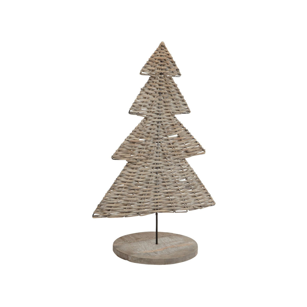 The Noel Collection Wicker Tree Ornament 25 cm