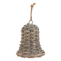 The Noel Collection Small Wicker Bell Decoration 8 cm