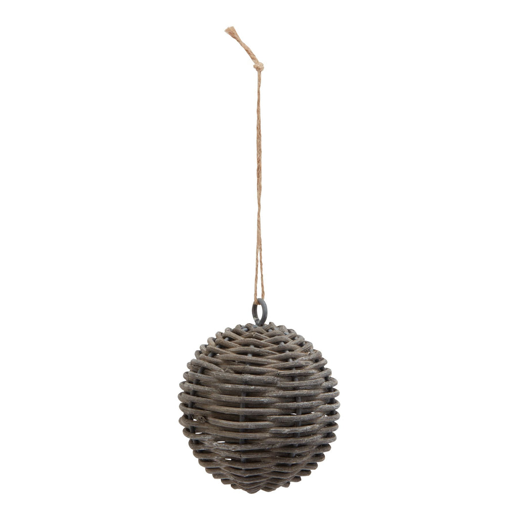 The Noel Collection Wicker Bauble 10 cm