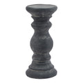 Amalfi Small Grey  Column Candle Holder 20 cm