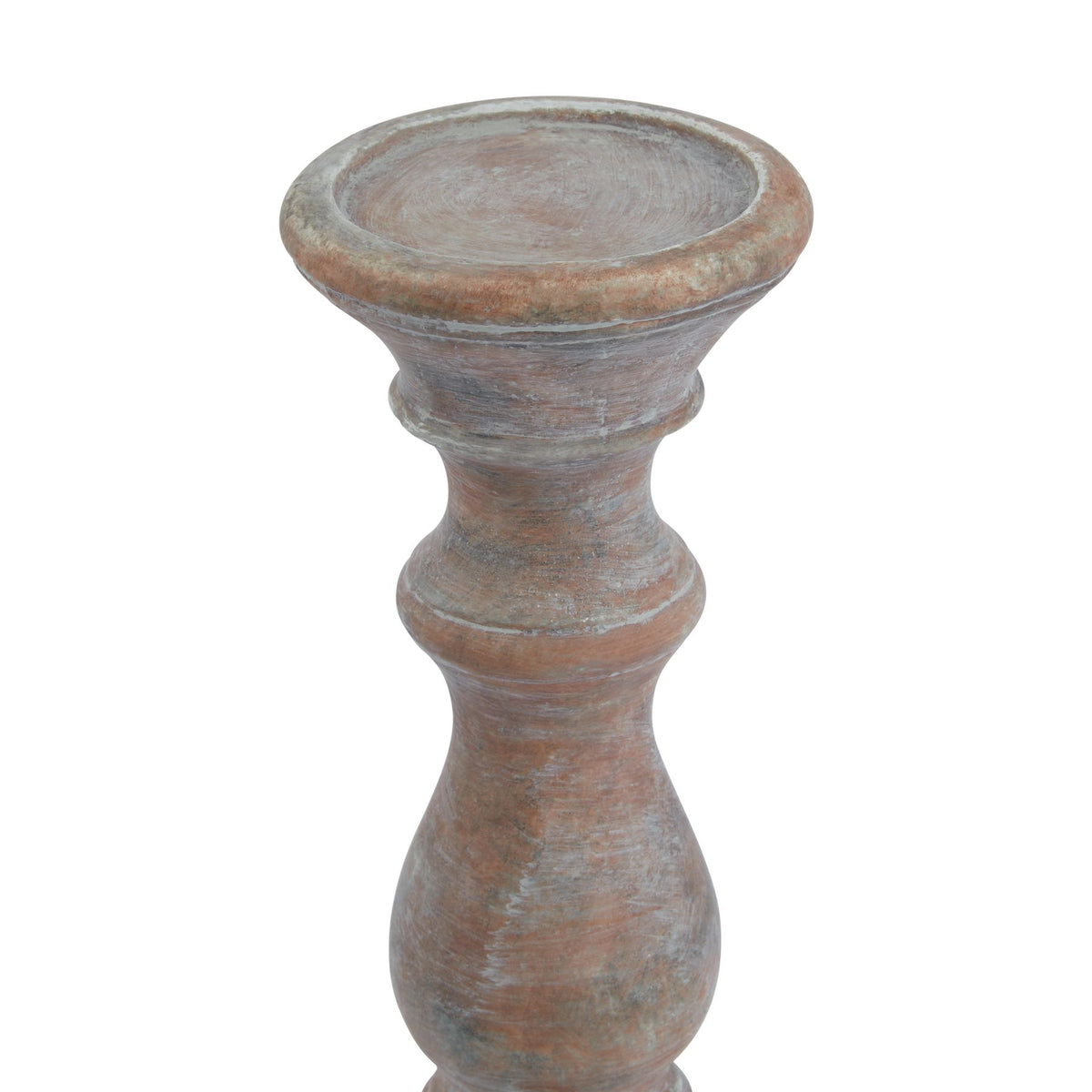 Siena Brown  Column Candle Holder 30 cm