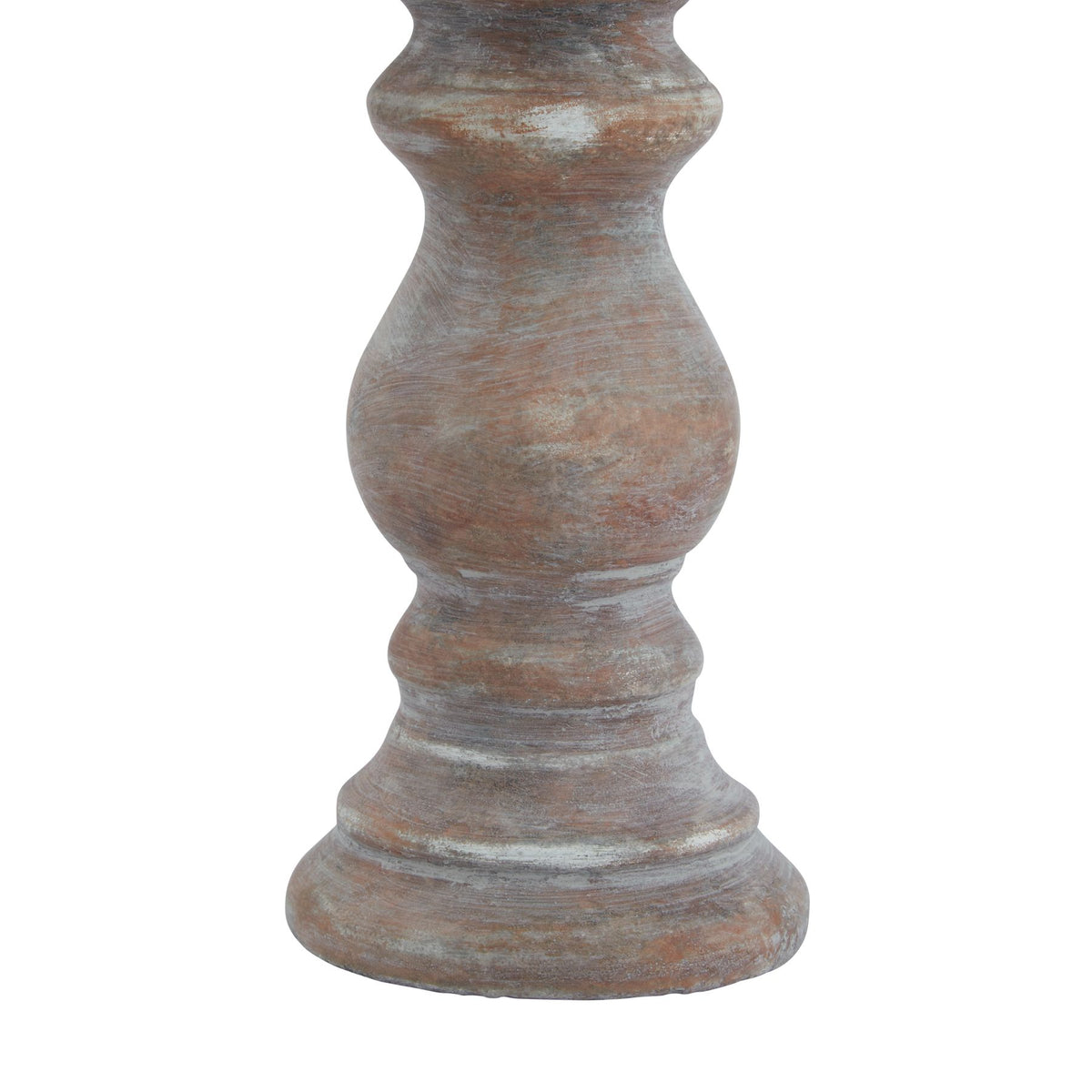 Siena Small Brown  Column Candle Holder 20 cm
