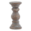 Siena Small Brown  Column Candle Holder 20 cm