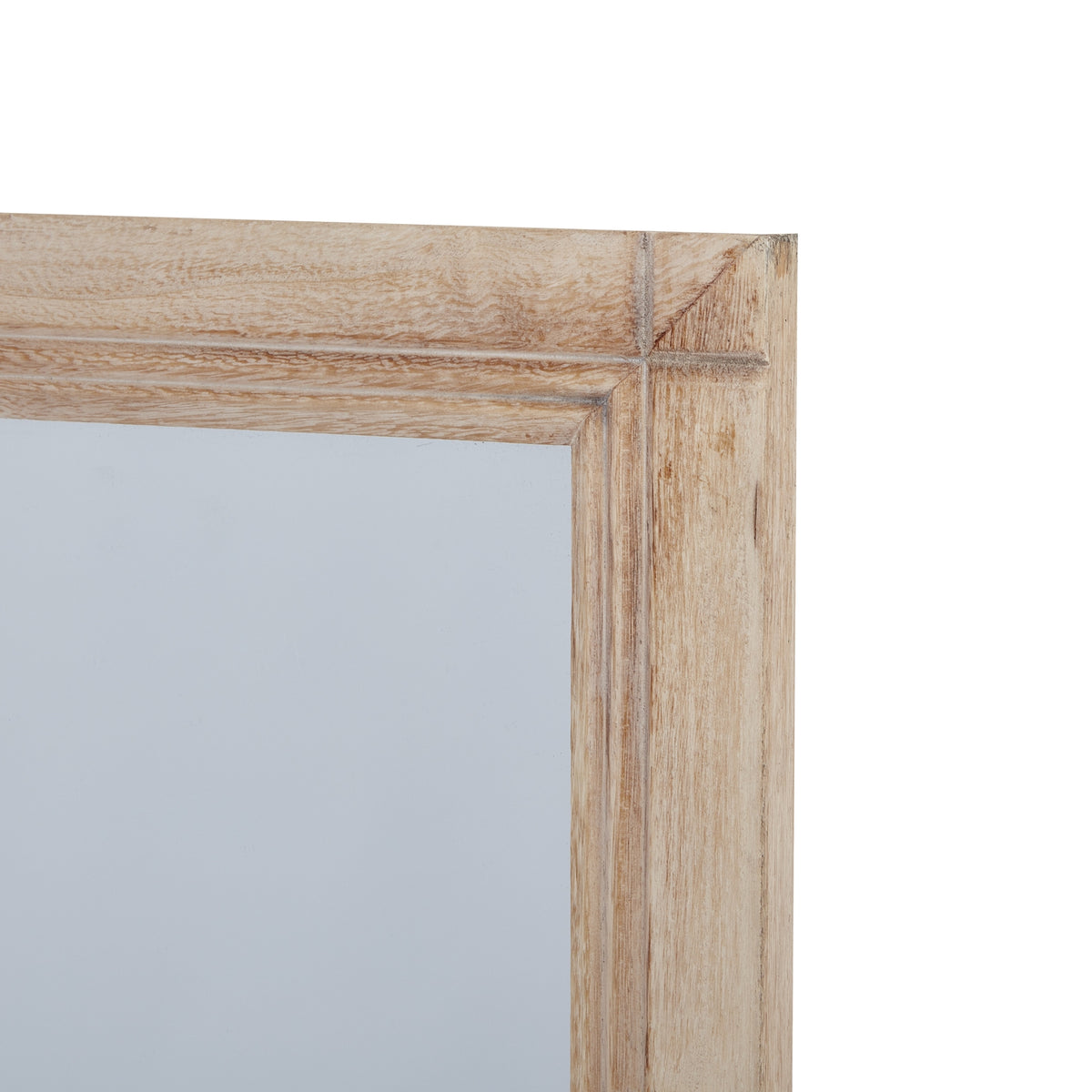 Washed Wood Large Window Mirror 150 cm