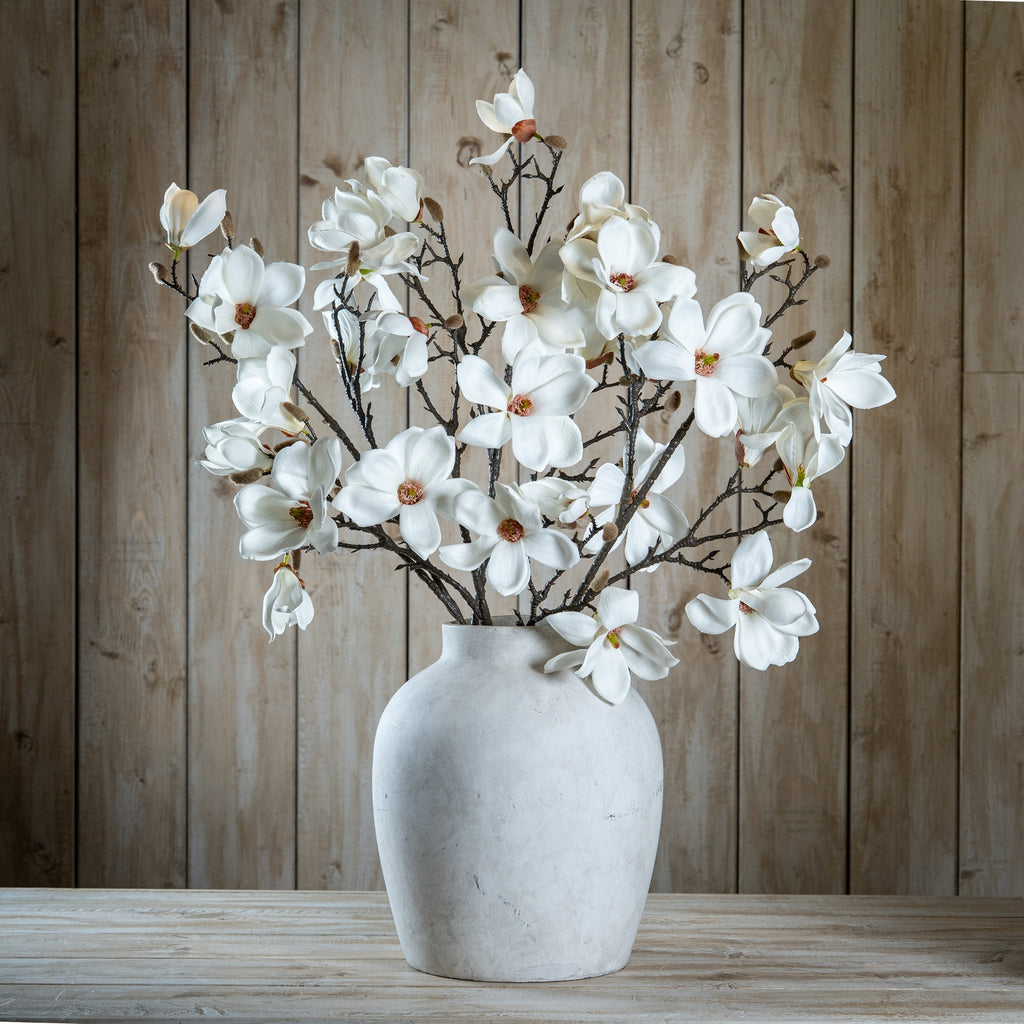The Natural Garden Collection White Magnolia Stem 86 cm