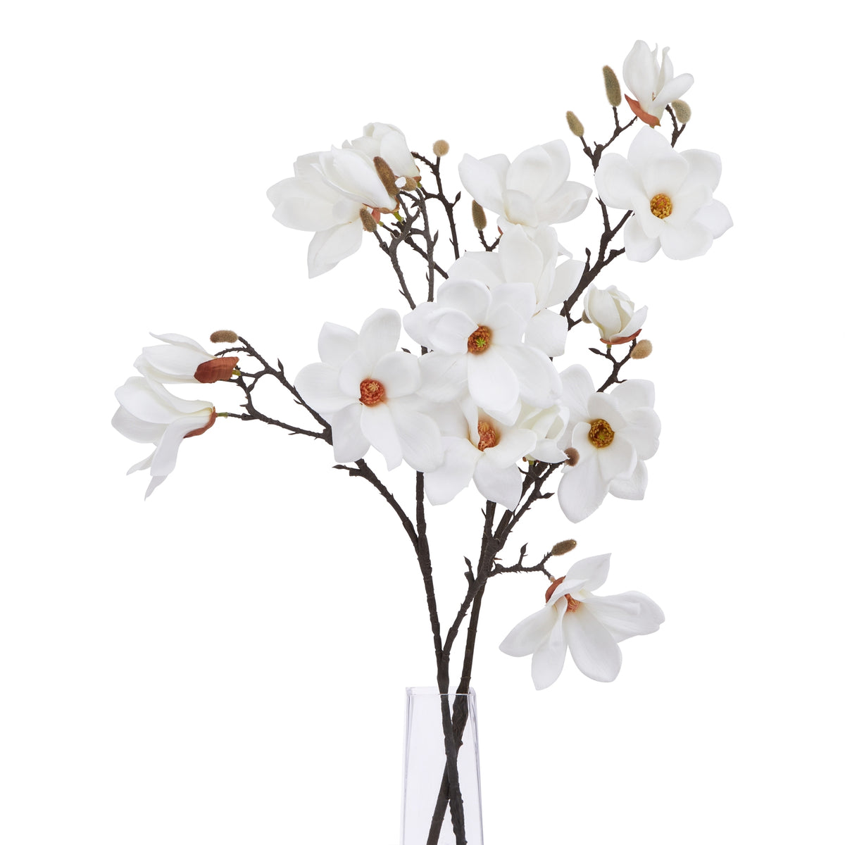 The Natural Garden Collection White Magnolia Stem 86 cm