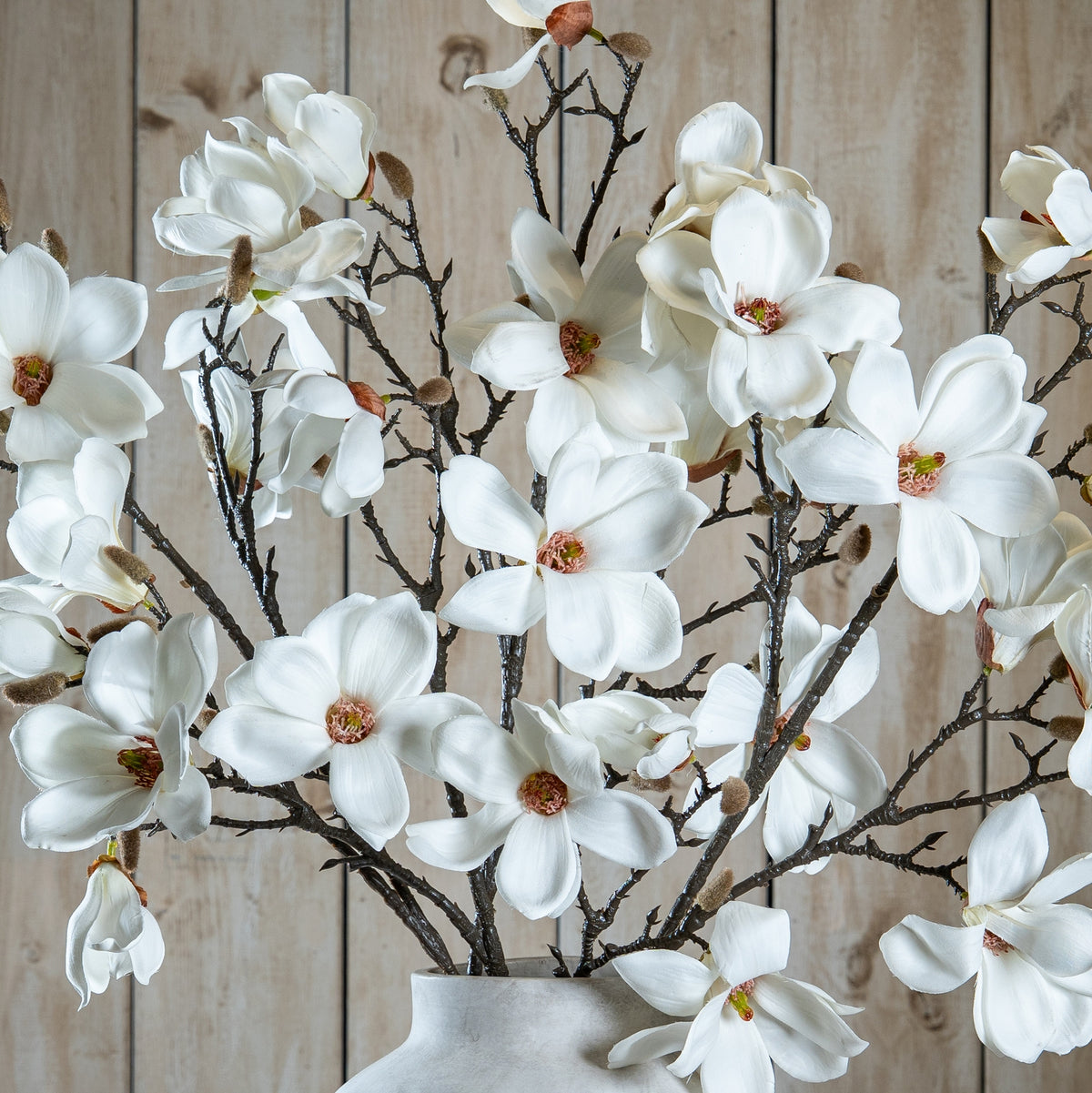 The Natural Garden Collection White Magnolia Stem 86 cm