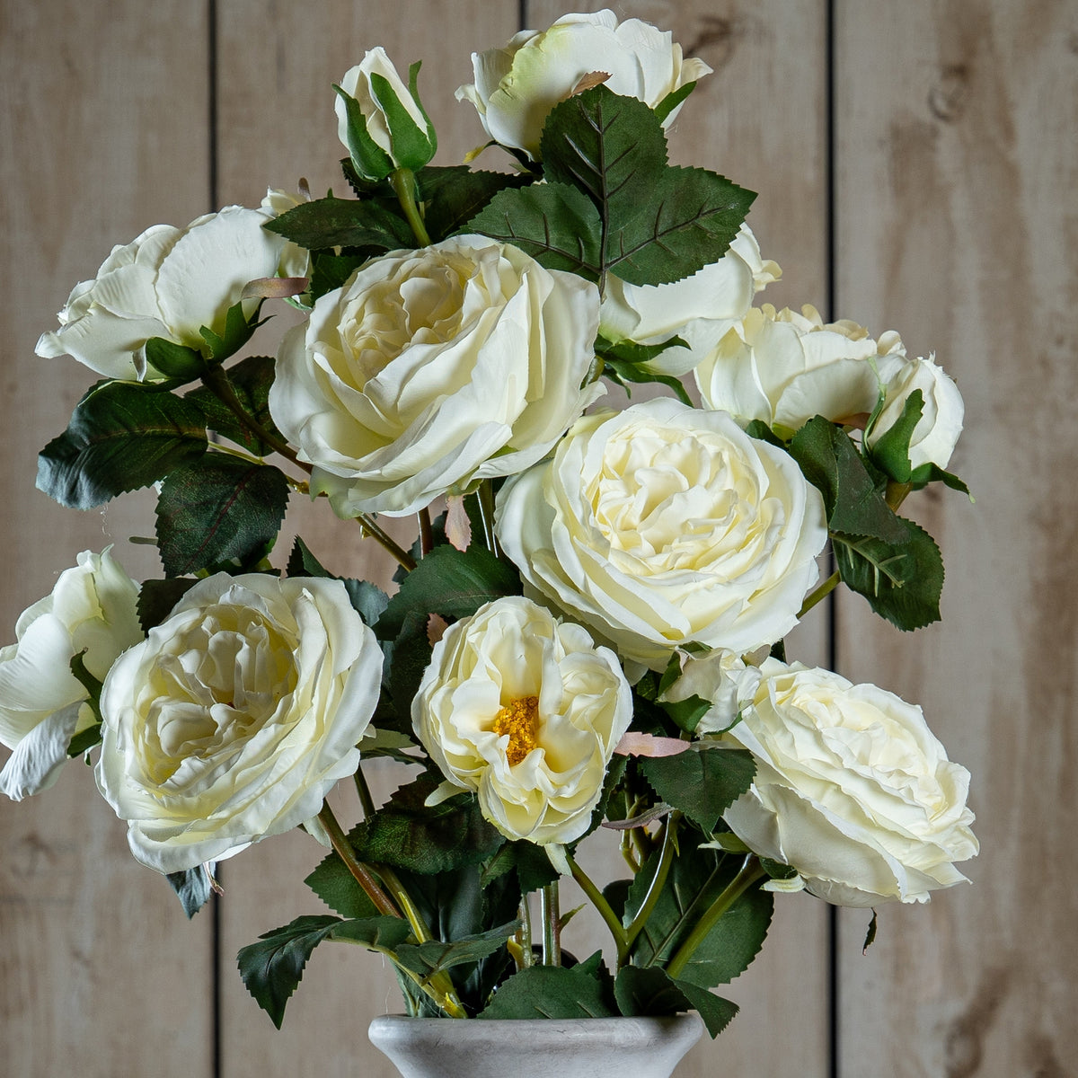 The Natural Garden Collection White Charity Rose 58 cm