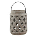 Nova Siena Brown Large Lattice Lantern
